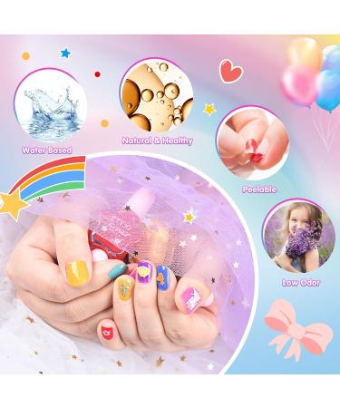 Buy Etyjo Non-Toxic Water-Based Nail Polish for Kids | 6 Quick-Drying Glitter Colors | Perfect Gift Set - Buy Online on GoSupps.com