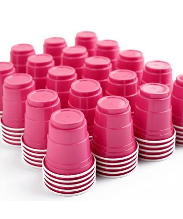 Pink Plastic Shot Cups, 100ct 2oz, Bachelorette Party, Birthday Cups, Jello Shots, Bachelorette Party Favors, Womens Birthday Party