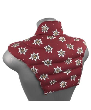 Neck horns HWS - neck + shoulders + back - flower -nozzle white - linseed pillow - nude pillow warming cushion - neck pillow noble white flax seeds