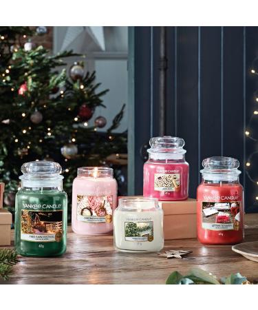 Yankee Candle Scented Candle | Twinkling Lights Medium Jar Candle| Burn Time: up to 75 Hours Twinkling Lights Original Medium Jar - Buy Online on GoSupps.com