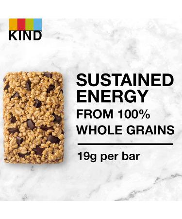 KIND Energy Bars Chocolate Chunk 2.1oz - 30 Count (Pack of 1) | Gluten Free, 100% Whole Grains - Buy Online on GoSupps.com