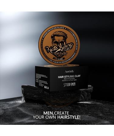 Hair Clay for Men - Strong & Matte Finish Adds Thickness & Texture All Hair Types 80G Styling Pomade - Buy Online on GoSupps.com