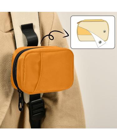 Buy Pfrewn 7-Day Pill Box & Travel Organizer | Compact Vitamin Supplement Holder in Orange - Buy Online on GoSupps.com
