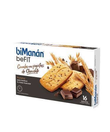 BiMan n BiMan n BeFIT - Protein cookies with cereals and chocolate chips to tone your muscle mass - Box of 16