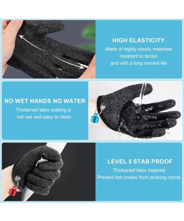 Fhioevt Waterproof Fishing Gloves - Stab-Resistant & Bite-Proof with Magnetic Lock for Safe Handling of Hecht Wels - Ideal for International Fishing Adventures - Buy Online on GoSupps.com