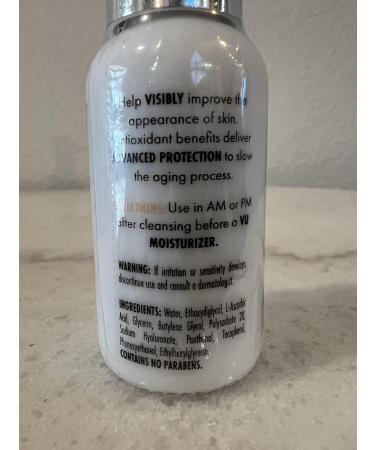 VU Skin Vitamin C & E Serum with Ferulic Acid | Anti-Aging & Dark Spot Corrector | Hydrating Facial Moisturizer for Men & Women (1 oz) - International Shipping Available - Buy Online on GoSupps.com