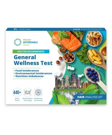 5Strands Standard Package, 444 Items Tested, Includes 3 Tests - Food Intolerance, Environment Sensitivity, Nutrition Imbalance, at Home Health Collection Kit, Accurate Test Results in 5-7 Days Adult Test