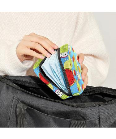 Anna Cowper Fruits Pattern Menstrual Cup Pouch - Portable Period Bag for Women and Teen Girls (1Pc, Multi-colored) - Buy Online on GoSupps.com