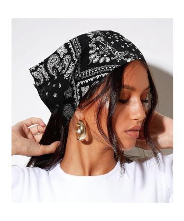 Buy Awaytr Elastic Flower Pattern Hair Bands - Chiffon Headscarves & Clips (3 Pack Cashew) | International Shipping Available - Buy Online on GoSupps.com