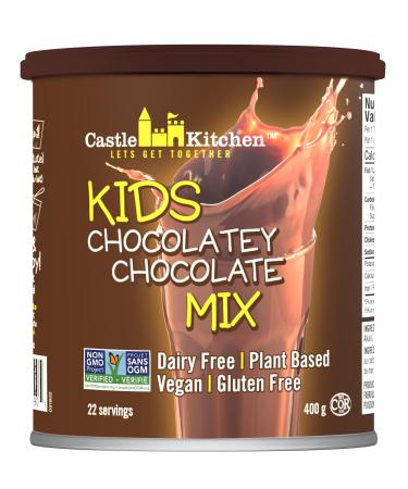 Castle Kitchen Kids Chocolatey Chocolate Milk Dairy-Free Mix (Pack of 6) 6 Count Cocoa 2.4 kg (Pack of 1)