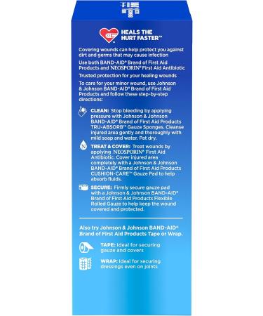 Buy Band-Aid Rolled Gauze - 4 Inches x 2.5 Yards | First Aid Essentials for Quick Healing | Shop Internationally - Buy Online on GoSupps.com