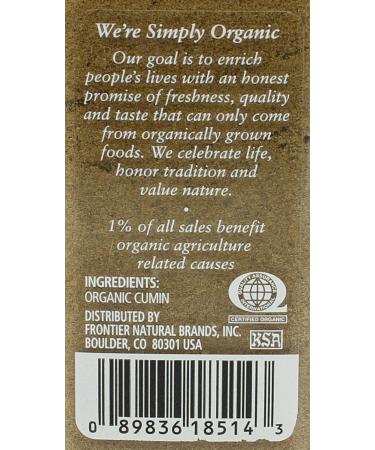 Simply Organic Cumin 2.31 oz - Premium Spice for Flavorful Dishes - Buy Online on GoSupps.com