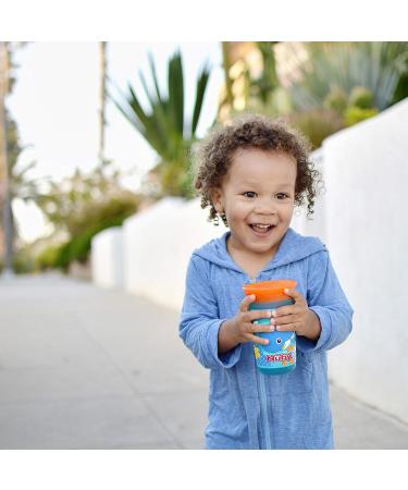 Nuby 360 Degree Easy Sip Wonder Cup 10 Oz with Printed Silicone Sleeve - Whale Design | Buy Online - Buy Online on GoSupps.com