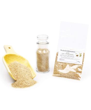 Feine W rze Grooved Cornkleesk Seeds | Traditional Indian Spices for Curry Dishes Soups Stews Pumpkin Dishes | 20g