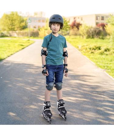 METROLLER Adjustable Inline Skates with Light Up Wheels - Black Large (4-7 US) - Beginner Rollerblades for Girls, Boys, Women, Men - Buy Online on GoSupps.com