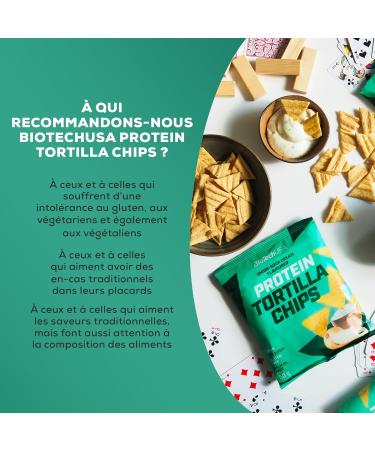  BioTechUSA BioTechUSA Protein Tortilla Chips | Protein Source | Oat and Pea Protein | Vegan | Preservative-Free 3 x 50g Cream and Onion - Buy Online on GoSupps.com