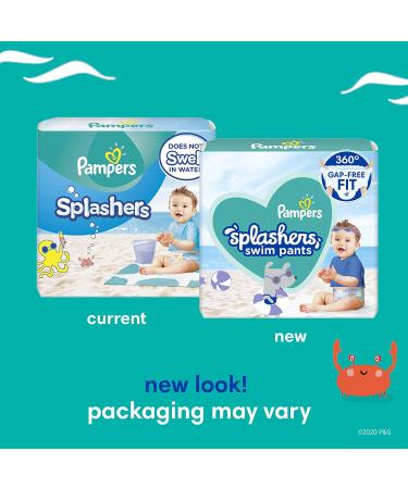 Pampers Splashers Swim Diapers Size M 18 Count 20-33 lb - NEW VERSION | Buy Now - Buy Online on GoSupps.com