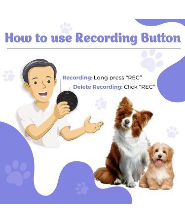 Suhsai Dog Keys - 30 Sec Voice Recording & Buzzer | 4PC Dog Communication Buttons | Clear Playback & Circuit Key Set - Buy Online on GoSupps.com