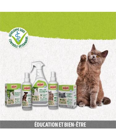 HOPI Anti-Stress Diffuser for Cats Dogs Rabbits Rodents 45 ML 1 Refill Included Natural Plant Extracts Valerian and Lavandin Promotes Calm and Well-being Formulated in France  - Buy Online on GoSupps.com