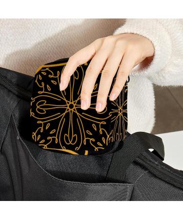 Shop Vintage Flower Women's Period Bag - Portable Tampon Storage & Menstrual Cup Holder | Stylish Handbag for Lady Essentials - Buy Online on GoSupps.com