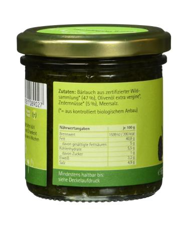 Georg Bio Pesto Wild Garlic 165ml - Organic Gourmet Sauce for International Shipping - Buy Online on GoSupps.com