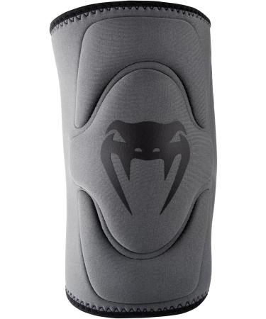 Venum Kontact Gel Knee Pads - Grey/Black Small | Protective Knee Gear - Buy Online on GoSupps.com