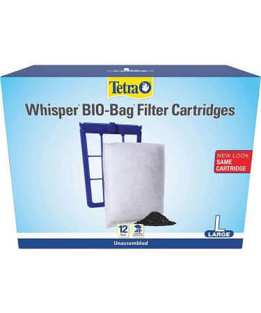 Tetra Whisper Bio-Bag Filter Cartridges - Large 12-Count | Aquarium Filter Replacement Packs - Buy Online on GoSupps.com