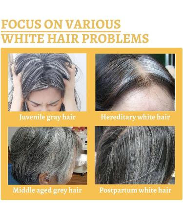 Lambo Darkening Oil for Gray Hair - 30ml Natural Nourishing Repair Nutrient for White Hair - Oil Control Hair Strengthening for Gray Hair Men Women - Buy Online on GoSupps.com