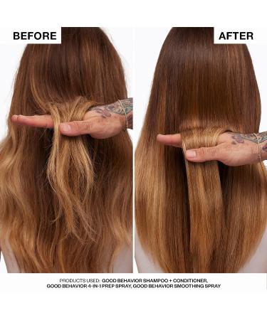 IGK GOOD BEHAVIOR Spirulina Protein Smoothing Spray 5.6 oz - Vegan Keratin Treatment + Frizz Control + Heat Protectant - Buy Online on GoSupps.com