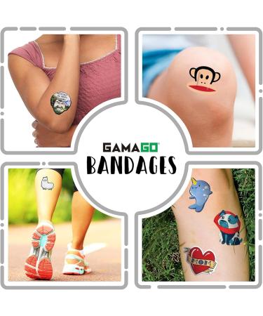 GAMAGO Paul Frank Julius Shaped Bandages Set - 20 Sterile Latex-Free Kids & Kidults Bandages - Funny First Aid Gift - Buy Online on GoSupps.com