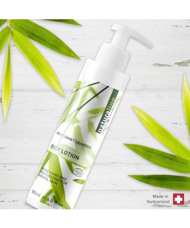 Naturaline Body Lotion with Organic Peppermint & Bamboo Extracts - Hydrating Moisturizer - 6 fl. oz - International Shipping Available - Buy Online on GoSupps.com
