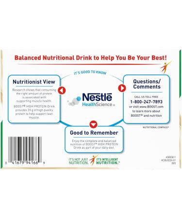 BOOST High Protein Nutritional Drink (Vanilla 6 Count (Pack of 1)) - Buy Online on GoSupps.com