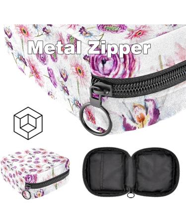 MUOOUM Sanitary Napkin Storage Bag Watercolor Flower Daisy Menstrual Cup Pouch Portable Sanitary Napkin Pads Storage Bags Feminine Menstruation First Period Bag for Teen Girls Women Ladies Multi-colored 3 - Buy Online on GoSupps.com
