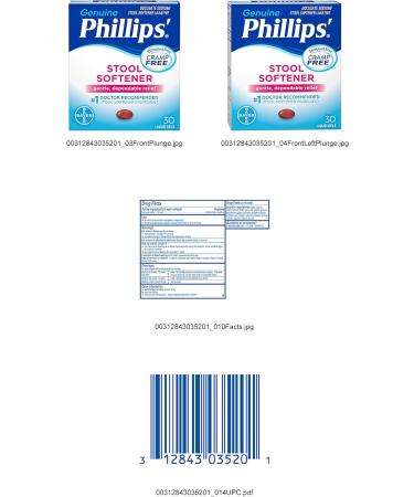Phillips' Stool Softener Old Packaging 90 Count - Buy Online on GoSupps.com