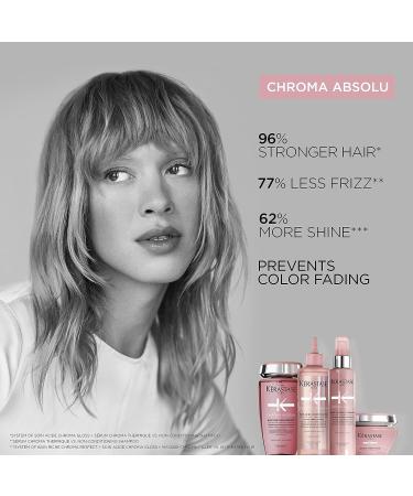 KERASTASE Chroma Absolu Hair Gloss | High Shine Treatment for Damaged Color-Treated Hair | Strengthens & Adds Shine | Lightweight Formula with Lactic Acid | 7.1 Fl Oz - Buy Online on GoSupps.com