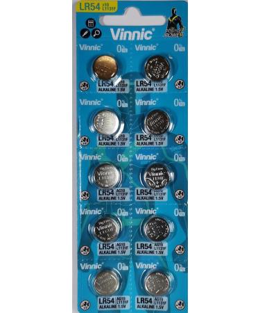 Buy L1131-C10-Ag10 Alkaline Manganese Button Cells - Pack of 10 - International Shipping Available - Buy Online on GoSupps.com