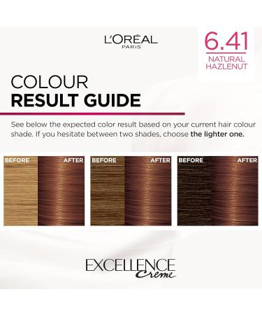 L'Oreal Excellence Natural Hazelnut Brown Hair Dye 6.41 - 1 Count - Buy Online on GoSupps.com