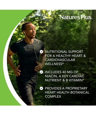 Nature's Plus HeartBeat - Cardiovascular Support - 90 Heart-Shaped Tablets - Buy Online on GoSupps.com