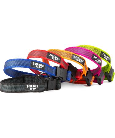 JULIUS-K9 220CG Adjustable Collar - Color & Gray 20mm Width Fits 27-42 cm - Black-Grey Perfect for International Shipping - Buy Online on GoSupps.com