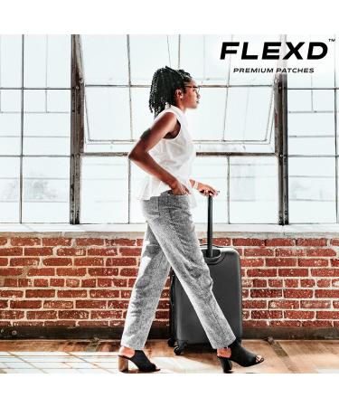 Flexd Freestyle Waterproof Sensor Covers for Libre 2 & 3 (30 Pcs) - Black Oval Design - CGM Adhesive Patches - Pack of 30 - Buy Online on GoSupps.com