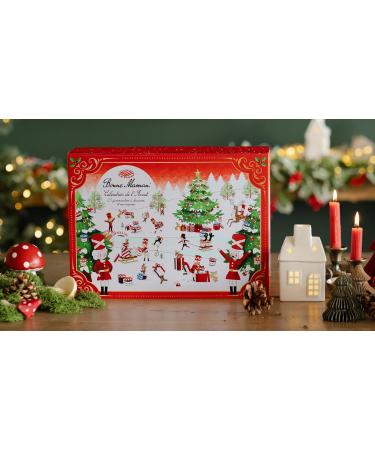 Calendrier de l Avent Bonne Maman - dition Limit e 2025 avec 24 Gourmandises Authentiques - Confitures & P tes Tartiner - Id e Cadeau No l pour Petit D jeuner & Go ter - Buy Online on GoSupps.com
