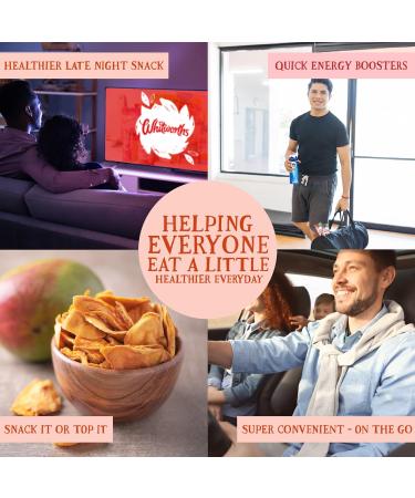  Whitworths Whitworths Dried Mango 8 x 60g | Mango Slices No Added Sugar | Healthy Snack | Vegetarian GMO Free Gluten Free | 1 of 5 per day - Buy Online on GoSupps.com