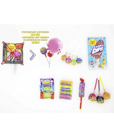 Chupa Chups Sweets Party Mix - 200 Mini Lollipops in 5 Delicious Flavors | 100 Classic Lollies & Bags for Ultimate Party Fun - Buy Online on GoSupps.com