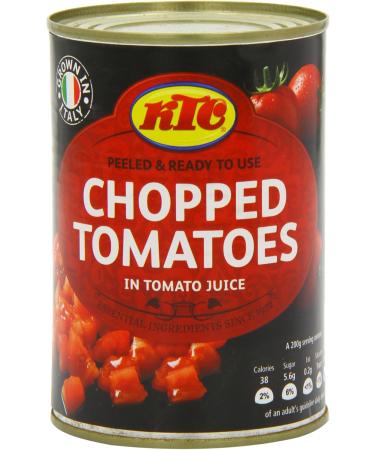 KTC Chopped Tomatoes 400g (Pack of 12) - Buy Online on GoSupps.com