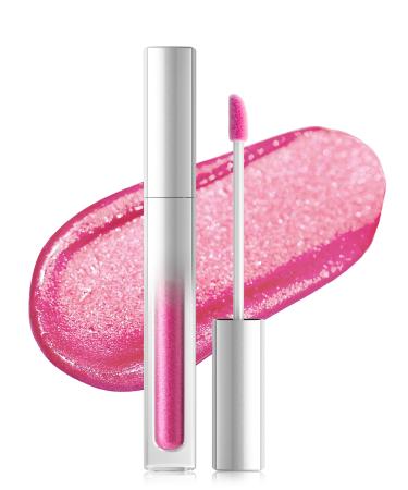 Erinde Erinde Giltter Metallic Glitter Lipstick 2 in 1 Lipstick & Eyeshadow 12 Hour Wear Highly Pigmented Lipstick Water Resistant