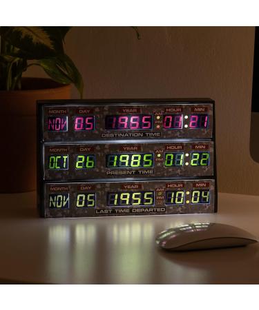 Numskull Back to The Future 3D Lamp Wall Light Plastic - Ambient Lighting Gaming Accessory for Bedroom Home Study Office Work - Official Back to The Future Merchandise 3D Back to the Future - Buy Online on GoSupps.com