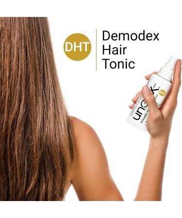 Herbal Tonic for Hair Treatment | Safe Demodex Treatment for Scalp Demodicosis and Hair Loss | Ungex DHT Formula - Buy Online on GoSupps.com