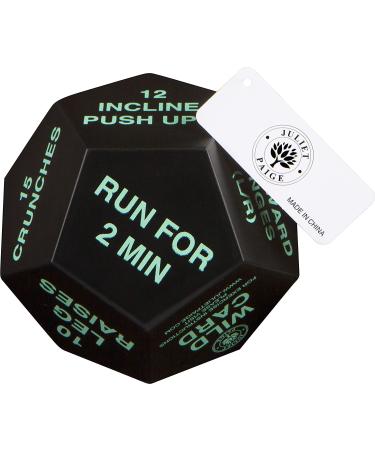 Juliet Paige Exercise Dice for Home Fitness Workouts - Green, White, Red - Cardio, HIIT, Sports - Buy Online on GoSupps.com