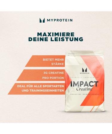 MyProtein Creatine Monohydrate Powder 250g - Unflavored Muscle Building Supplement for All Sports & Training - Buy Online on GoSupps.com