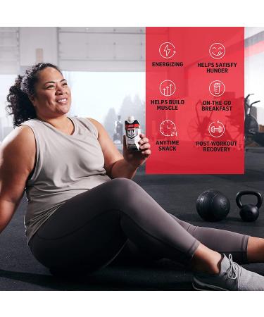 Muscle Milk Strawberries 'N Cr me Protein Shake 11oz 12 Pack - 25g Protein, Zero Sugar, Vitamins, Fiber - Energizing Snack & Workout Recovery - Buy Online on GoSupps.com